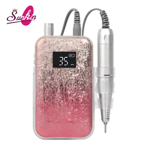 <span class=keywords><strong>Lime</strong></span> à ongles électrique rechargeable SK P30 rose pailleté de luxe abordable avec <span class=keywords><strong>batterie</strong></span> 4000 mAh et écran en verre pour salon - Product Image 4