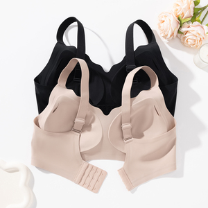 Bán Buôn Thạch Không Dây Đồ Lót Brassier Liền Mạch Thạch Keo Cộng Với Kích Thước Áo Ngực Trên Hỗ Trợ Loại Mềm Áo Ngực Cho Phụ Nữ - Product Image 3