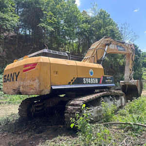Excavatrice sur chenilles Sany SY485H d'occasion, 48,5 tonnes, en vente, avec composants essentiels incluant moteur, boîte de vitesses, roulement - Product Image 4
