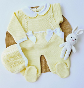 Kaiyue nuova di alta qualità per neonati bambino caldo Footie pagliaccetto con Set di cappello per neonati bambine Set regalo per neonati - Product Image 1