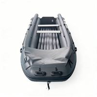 Bateau pneumatique à moteur de 4,7 m pour 8 personnes, homologué ISO pour les loisirs en plein air, provenant d'un fournisseur chinois pour les commandes en gros