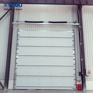 Puerta de fábrica <span class=keywords><strong>plegable</strong></span> de Metal superior seccional industrial Puerta Seccional de elevación <span class=keywords><strong>vertical</strong></span> deslizante superior - Product Image 3