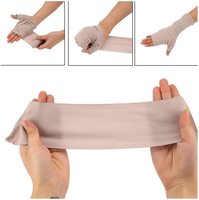 Kustom elastis warna kulit Medis katun spandeks tinggi elastis polos krep gulungan perban medis