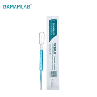 Pipette Pasteur stérile jetable en plastique pour transfert de liquides, 1-10 ml, à usage unique