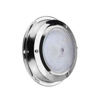 Hạ Môn Ánh Nắng Mặt Trời Marine Thuyền Du Thuyền Caraven Motorhome 12V LED Trần Vòng Ánh Sáng Thép Không Gỉ 3 "Dome Ánh Sáng