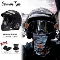 Casque de moto vintage rétro pour hommes et femmes, utilisation estivale, coque 3/4, lunettes, visière, véhicule électrique