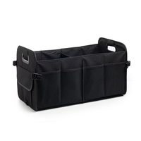 Boîte de rangement pliable multi-compartiments pour coffre de voiture, en tissu non tissé imperméable, 4 à 7 compartiments, grand espace organisateur, facile à transporter