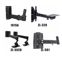 Support de haut-parleur métallique réglable ENB ZL-506 pour montage au plafond avec rotation à 360° et support pour son surround