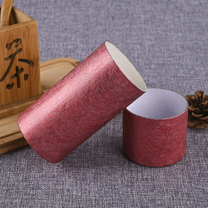 Tube en papier kraft circulaire personnalisable pour thé, boîte en papier pour thé aux fleurs, huile essentielle, emballage cylindrique avec estampage à chaud, poudre de racine de lotus - Product Image 6