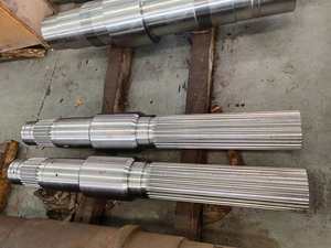 Grand arbre de transmission long cannelé en acier forgé non standard personnalisé Oem - Product Image 3