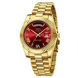 Reloj de Cuarzo de Lujo para Hombre, Marca Drioshipping, Nuevo Modelo 2628, Acero Inoxidable Plateado, Multifuncional, Esfera Verde, 40MM, Aleación, a la Moda - Product Image 2