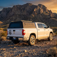 Auvent de camion en aluminium, auvent rigide imperméable pour camionnette, traitement antirouille, Dodge Ram 1500, Ford F150, Toyota Tacoma, Hilux