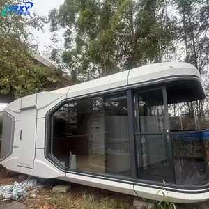 บ้านแคปซูลสำเร็จรูปขนาดเล็กแบบพกพาสำหรับขายส่ง เหมาะสำหรับรีสอร์ทกลางแจ้งสำหรับนักท่องเที่ยว - Product Image 1