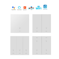 Tuya Smart Switch Zigbee Smart Switch para la automatización del hogar Zigbee Smart Home Switch Custom 2 Gang Zigbee Modules