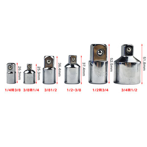 Adaptateur de conversion de douille DZT/Dongzhe 3/4 à 1/2 et 1/2 à 3/4 en acier au chrome vanadium pour clés à douille - Product Image 4