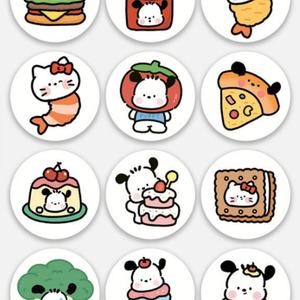 Pegatinas de PVC Impermeables Personalizadas para Año Nuevo con Impresión UV, 100 Unidades, Diseño Holográfico para Etiquetas Publicitarias - Product Image 2