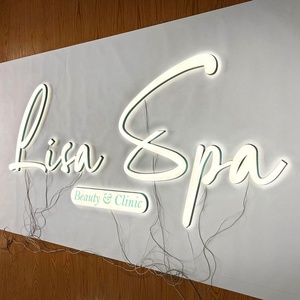 Tùy chỉnh phát sáng dấu hiệu Acrylic mảng bám trong nhà/ngoài trời quảng cáo trang trí cho Câu lạc bộ ánh sáng & thợ cắt tóc & Kem dấu hiệu ánh sáng - Product Image 4