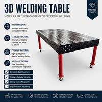 Table de soudage nitridée 3000x1500, établi de soudage modulaire 3D flexible et robuste