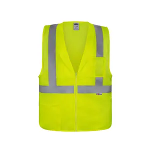 Reflective Safety Vest Fire Class 3 Resistant Clothing Reflective High Vis Workwear Gilet De Securite for Men Fluorescent OEM