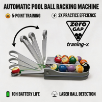 Máquina Inteligente de Plástico para Armar Bolas de Billar con Láser, Recargable, con Brazo Robótico de 5 Puntos, Anti-Colisión, Entrenador de Billar