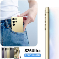 Teléfono Móvil S26 Ultra 5G de Bajo Precio y Alta Calidad, Pantalla HD de 7.3 Pulgadas, Almacenamiento de 16 GB + 1 TB, CPU Deca Core, Doble SIM