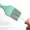 Brosse de barbecue en silicone résistante aux hautes températures, intégrée, pour sauces et assaisonnements, pour usage extérieur et cuisson, emballée - Product Image 3