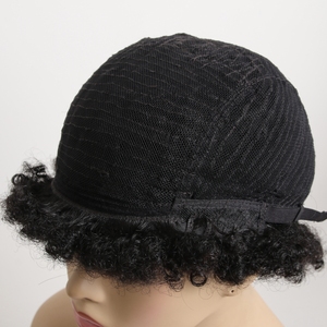 Free Shipping MScove Short <strong>Afro</strong> <strong>Wig</strong> Indian Kinky Curly Virgin Hair 100% Human Hair Machine Made <strong>Wig</strong> for Black Women From Factory - Product Image 6