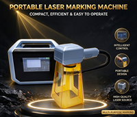 Mini Marqueur Laser à Fibre Portatif, Système de Balayage Bidimensionnel, Machine de Marquage de Précision pour Métaux et Plastiques