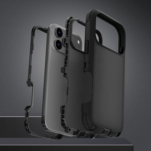 Coque de protection <span class=keywords><strong>triple</strong></span> couche ultra-résistante pour iPhone 17 Pro Max – Design Defender trois-en-un antichoc – Vente en gros populaire - Product Image 3