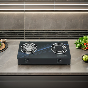 Kitchen <span class=keywords><strong>Master</strong></span> Estufa de gas de 2 quemadores con aspecto delicado <span class=keywords><strong>Precio</strong></span> bajo Estufas de gas de mesa eléctrica Soporte Hogar Hotel RV Cocina - Product Image 2