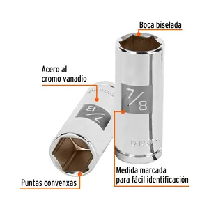 Clé à douille longue BOX 6 7/8'', 6 points, entraînement 1/2'', TRUPER - Product Image 3