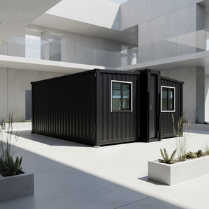 신형 확장형 컨테이너 하우스 빌라 및 호텔용 샌드위치 패널 빠른 모듈 설치 조립식 접이식 주택 - Product Image 1