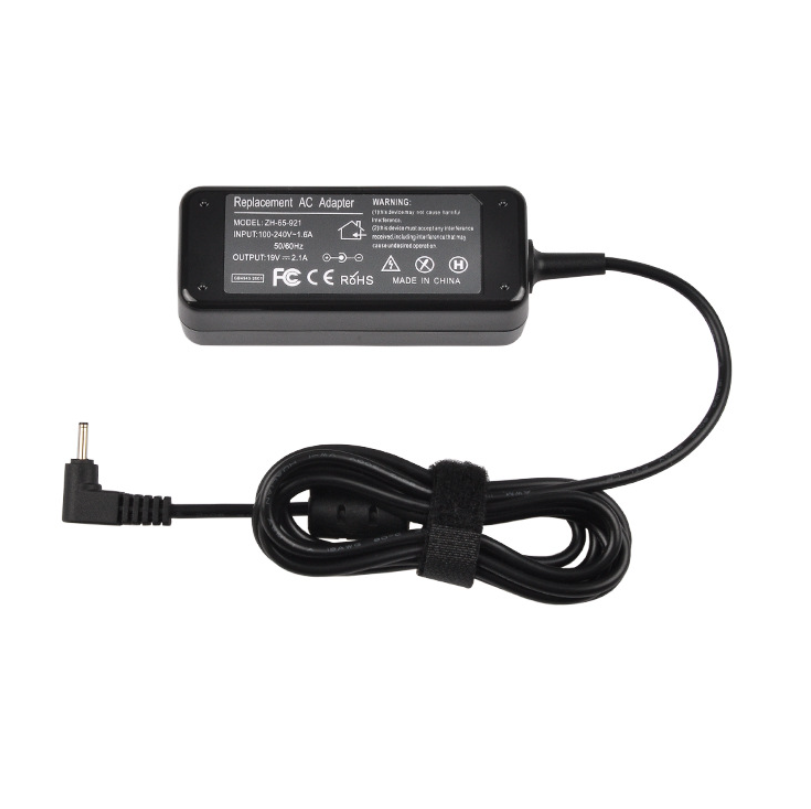 สีดำ-40w 19V2.1A 2.0*0.7มม. สำหรับ Samsung