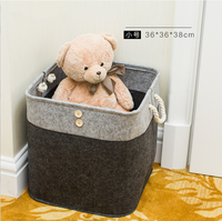 Sac de rangement pour jouets musicaux en tissu feutre durable au design personnalisé Organisateur d'accessoires pour chambre d'enfants mignons pour salle de jeux d'enfants