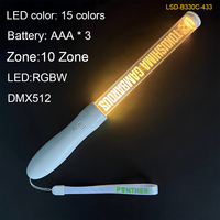 Baguette de contrôle RF portable en ABS+PC avec gravure laser de logo personnalisé, portée de 800 m, autonomie de 4 à 6 heures, style ROMANCE pour les fans de K-pop
