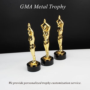 Trofeo Metálico GMA, <span class=keywords><strong>Premio</strong></span> Deportivo Grabado Personalizado, Chapado en Oro, Plata y Cobre, Regalo para Ganadores de Competiciones - Product Image 5