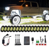 Kit d'éclairage LED ultra-lumineux 256 LED blanc pur 8/16/24 pièces IP67 étanche pour éclairage tout-terrain Jeep 4x4 SUV