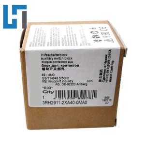 4NO โมดูลสวิตช์เสริมของแท้สินค้าใหม่ตัวควบคุมการเขียนโปรแกรม PLC 3RH2911-2XA40-0MA0 3RH29112XA400MA0มีในสต็อก - Product Image 1