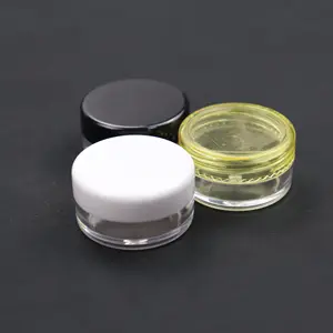 Miễn phí mẫu 5g móng tay trong suốt bột Jar cho bóng mắt nhựa mỹ phẩm container - Product Image 1