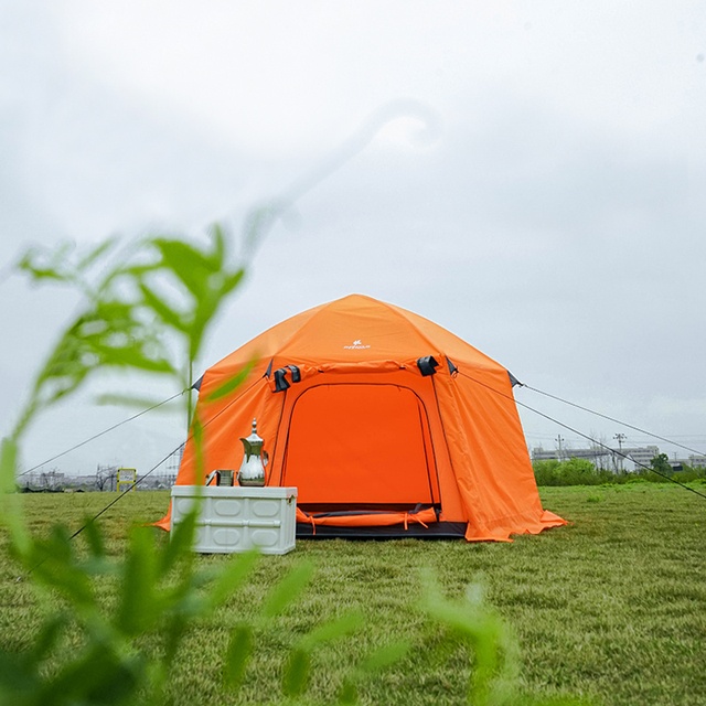 Automatic Hydraulic Hexagonal 3-4 Person Camping Tent