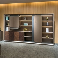 Bureau de direction haut de gamme, nouveau, moderne, simple, luxe léger, grand bureau en bois