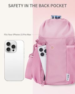 Porte-bouteille d'eau avec sangle, sac de transport isotherme pour gobelet Stanley 40/30 oz avec poche de sécurité arrière, bandoulière - Product Image 4