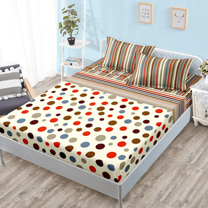 Housse de matelas en polyester, linge de lit imprimé, drap-housse, taille Queen King, couvre-lit supérieur, drap élastique - Product Image 3