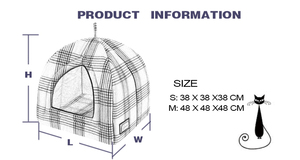 Cuscino per gatti di dimensioni personalizzate con schiuma ad alta densità facile da piegare modello letti e accessori per animali domestici durevoli - Product Image 6