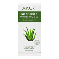 Gel hydratant et apaisant pour le visage à l'aloe vera et à la niacinamide, soin naturel pour la peau, vente en gros