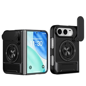 Funda con Soporte Magnético Giratorio para Cámara, Anillo de Soporte, Cubierta Trasera con Protección Deslizante para Lente, para iPhone <span class=keywords><strong>DUO</strong></span> - Product Image 1