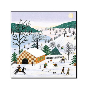 Pinturas de Paisajes Rurales al por Mayor, Cuadros Decorativos de las Cuatro Estaciones para Habitación Infantil - Product Image 6
