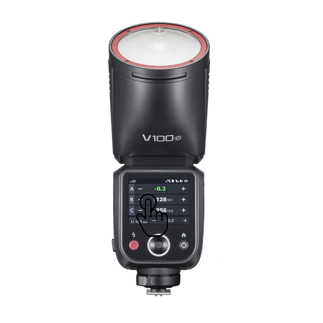 Wholesale Godox V100 C Wireless Portable Photography Speedlight 100W Black Auto-TTL 3300K+200K Color Temperature for Fujifilm