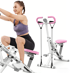 Equipo de Ejercicio Multifuncional para <span class=keywords><strong>Gimnasio</strong></span> en Casa, Simulador de Montar a <span class=keywords><strong>Caballo</strong></span>, Máquina de <span class=keywords><strong>Remo</strong></span>, Bicicleta Estática, Equipo de Entrenamiento de Cuerpo Completo para Ejercicio en Interiores - Product Image 2
