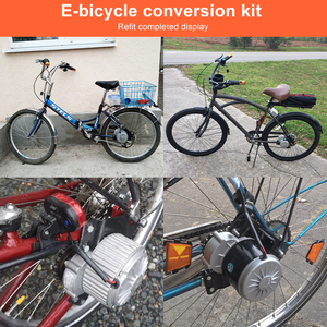 Kit de conversion de vélo électrique puissant à vitesse élevée 24v 36V 250W avec moteur à balais et batterie, entrepôt UE/USA - Product Image 6